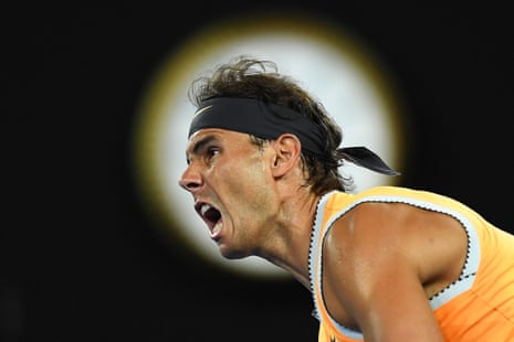 Nadal takes the first set 6-3.
