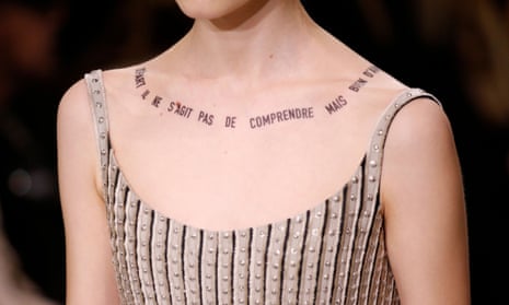 From André Breton to William Blake: are quote tattoos no longer naff? |  Fashion | The Guardian
