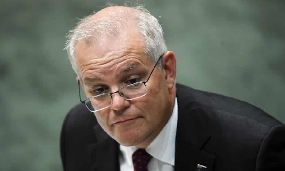 Scott Morrison in parliament Thursday