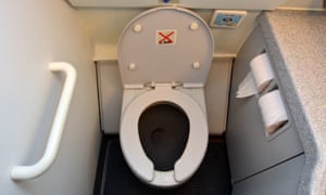 Getting smaller … aircraft toilets.