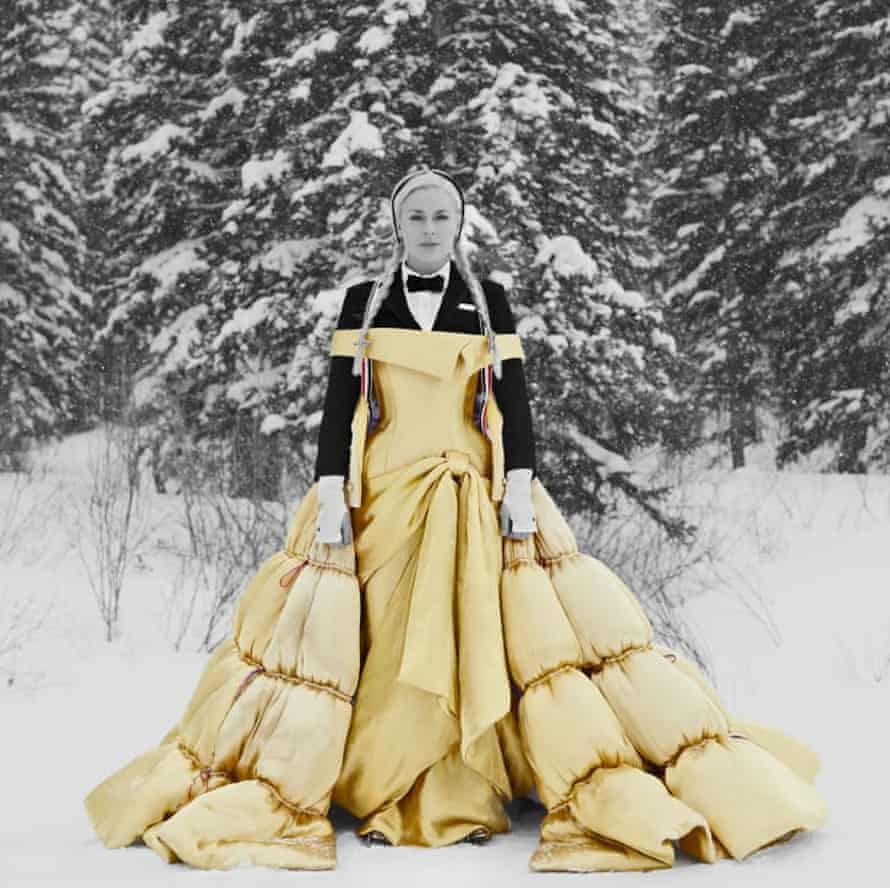 The former Olympic skier Lindsey Vonn wears Thom Browne autumn/winter 2021