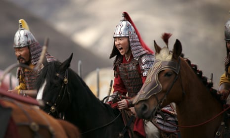 Disney’s most empowered heroine ... Liu Yifei as Mulan.