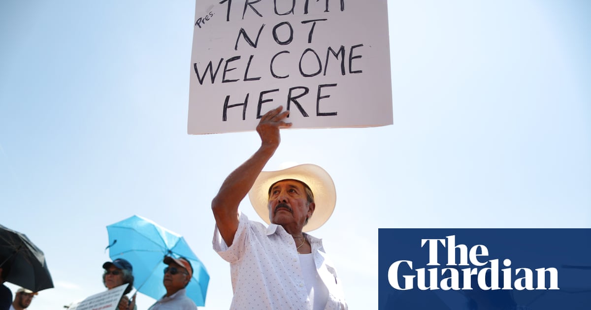 'People are afraid to be Hispanic': Trump visits an angry, grieving El Paso