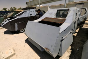 Isis suicide bomb vehicles