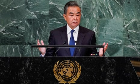 China’s foreign minister, Wang Yi,