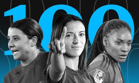 Women’s top 100 footballers 2023