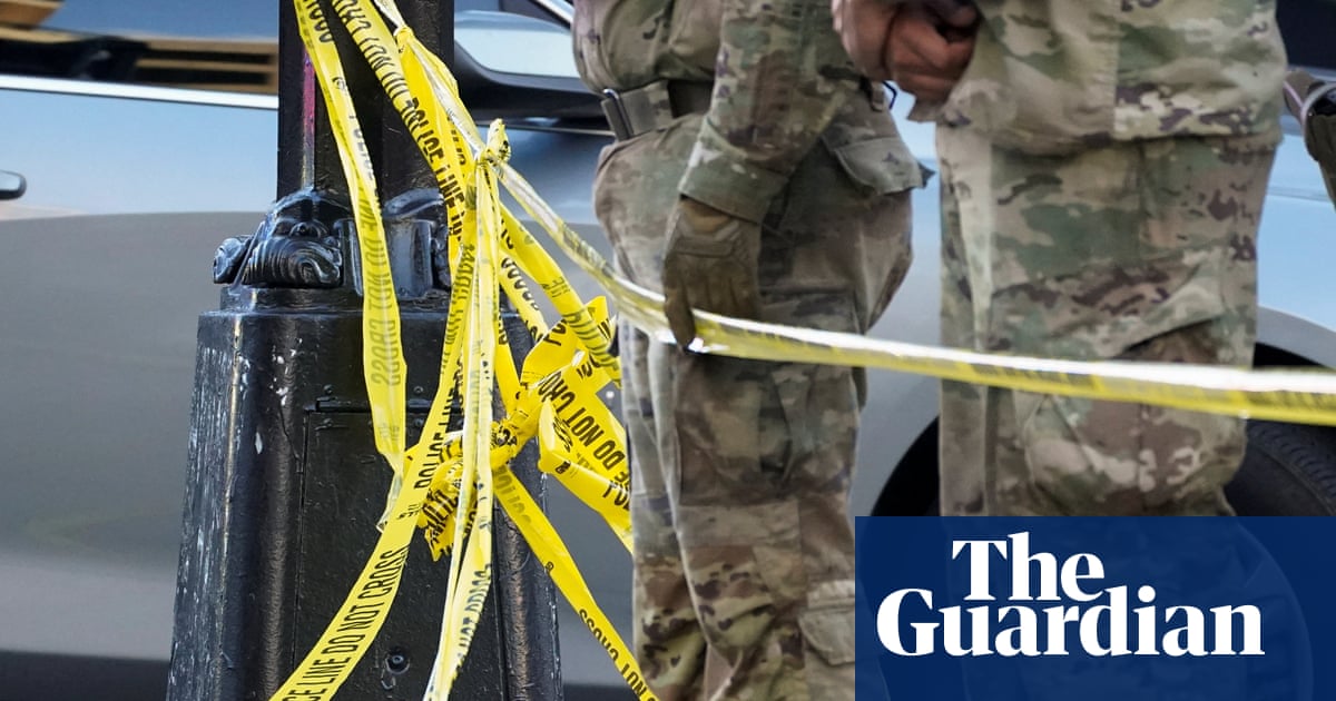 Two national guard members shot and in critical condition after 'targeted' incident in DC – video