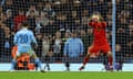 Manchester City came from behind in their quarter-final second leg at the ­Etihad Stadium but the holders ultimately went out on penalites
