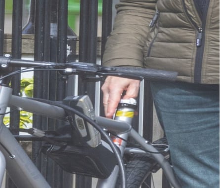Close up USB stick being dropped off