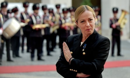 Italian prime minister Giorgia Meloni in Rome, Italy, 23 October 2023