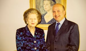 Margaret Thatcher and Anthony Gilberthorpe in 2003.