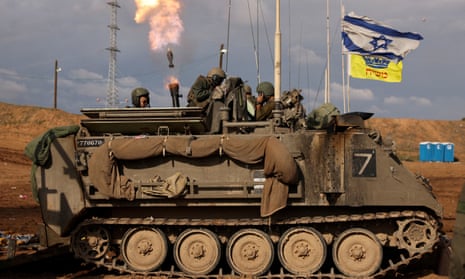 Israeli soldiers fire mortar shells near the border with Gaza in southern Israel on Wednesday. Rank-and-file Labor party members want Australia to support South Africa’s case against Israel at the ICJ accusing the state of committing genocide in its military campaign in Gaza.