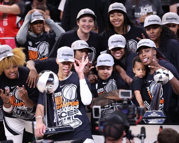 Rampant Las Vegas Aces complete sweep of Mercury to win third WNBA in four years