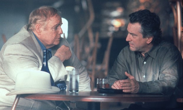 Marlon Brando and Robert De Niro in The Score.