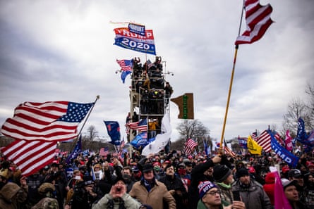 Trump supporters storm the US Capitol following a rally on 6 January 2021 in Washington, DC.
