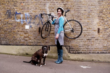 Zoe Williams with her dog Spot.
