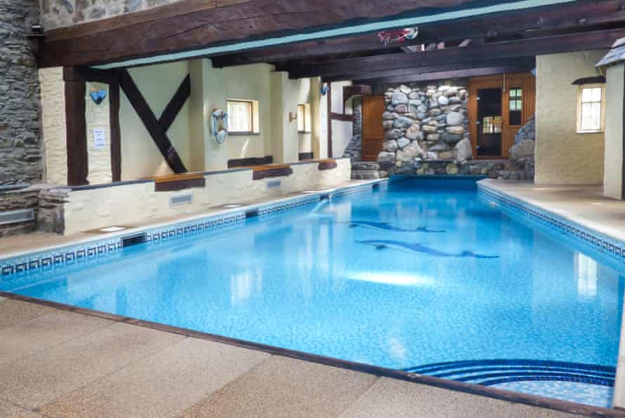 Indoor pool at Beater’s Cottage