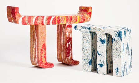 Playful terrazzo-style furniture from the Thing Thing collection.