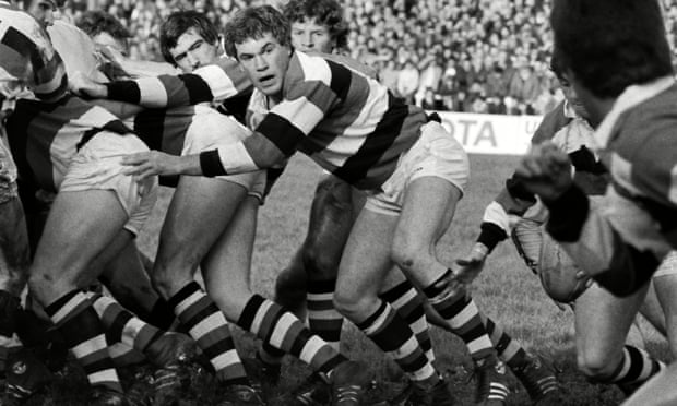 Eddie Butler takes charge as Pontypool faced Australia at in November 1981