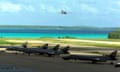 A joint UK-US military facility on Diego Garcia, part of the Chagos Islands.