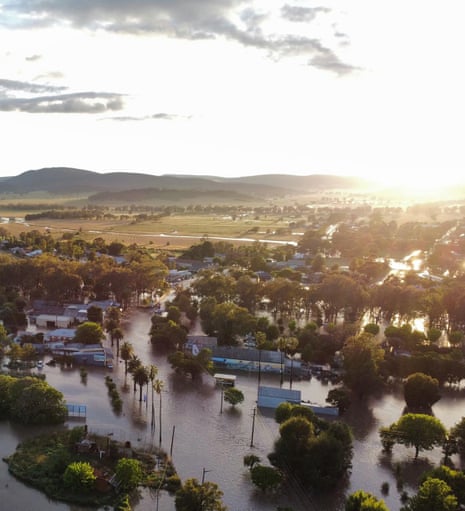Flooding in Eugowra in New South Wales this week.