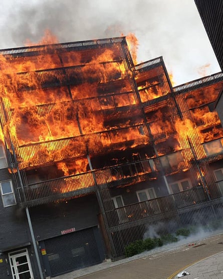 Twenty flats were destroyed in Barking and a further 10 were damaged by heat and smoke