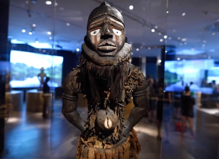 A power figure in Kongo: Power and Majesty at the Metropolitan Museum of Art in New York.