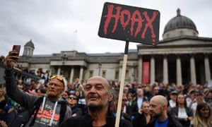 Protesters in Trafalgar Square