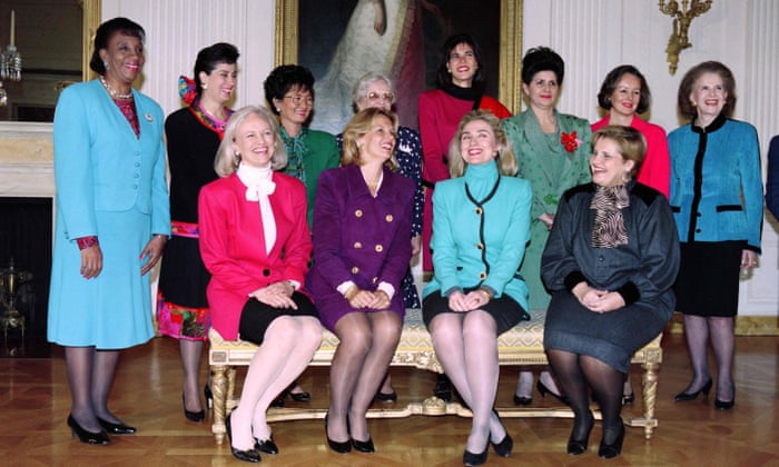 Hillary Clinton reveals lingerie ad that prompted trademark pantsuit look | Hillary Clinton | The Guardian Hillary Clinton reveals lingerie ad that prompted trademark pantsuit look | Hillary Clinton | The Guardian