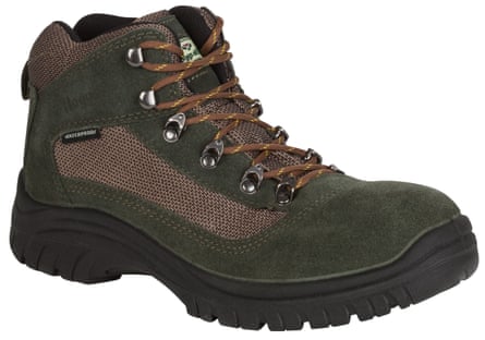 A green and brown Hoggs of Fife Rambler boot