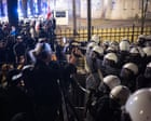 Riot police deployed to Poland’s constitutional court after judge suspended