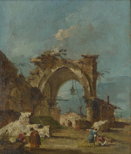 A Caprice With a Ruined Arch by Francesco Guardi, c.1775