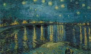 Being Dutch, living in London, painting France … Starry Night Over the Rhone, 1888.