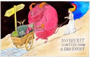 Britain goes to hell in a Brexit handcart – cartoon