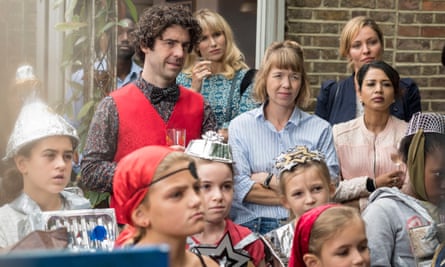 Anna Maxwell Martin (right, center) Julia in the Motherland.