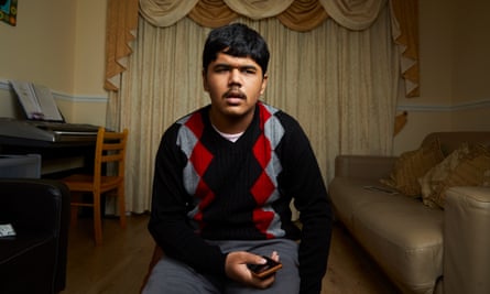 Arghojit Giri, 13, whose hero is Steven Hawking.