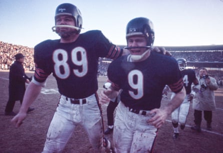 Mike Ditka is pictured during a Chicago Bears game in the 1960s.