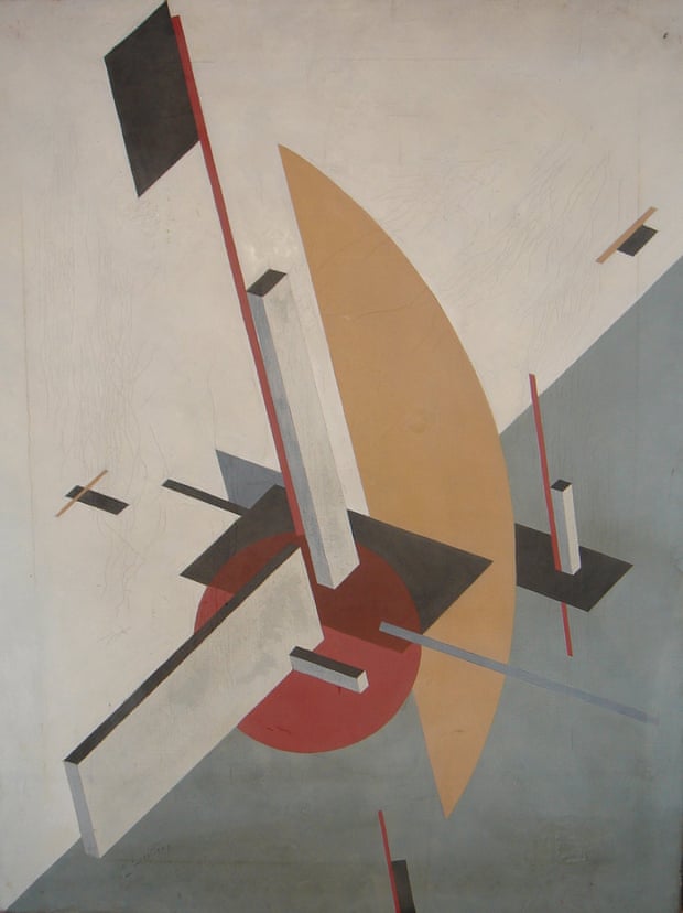 An El Lissitzky, the authenticity of which was under dispute in the trial.