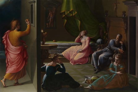 The Charity of St Nicholas of Bari by Girolamo Macchietti, c.1555-60.