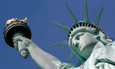 The Statue of Liberty, gifted to the US and dedicated in 1886, is a hugely symbolic site in the history of US immigration.
