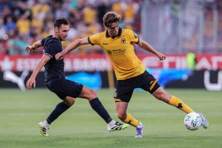 Jorgen Strand Larsen successful pre-season action for Wolves.