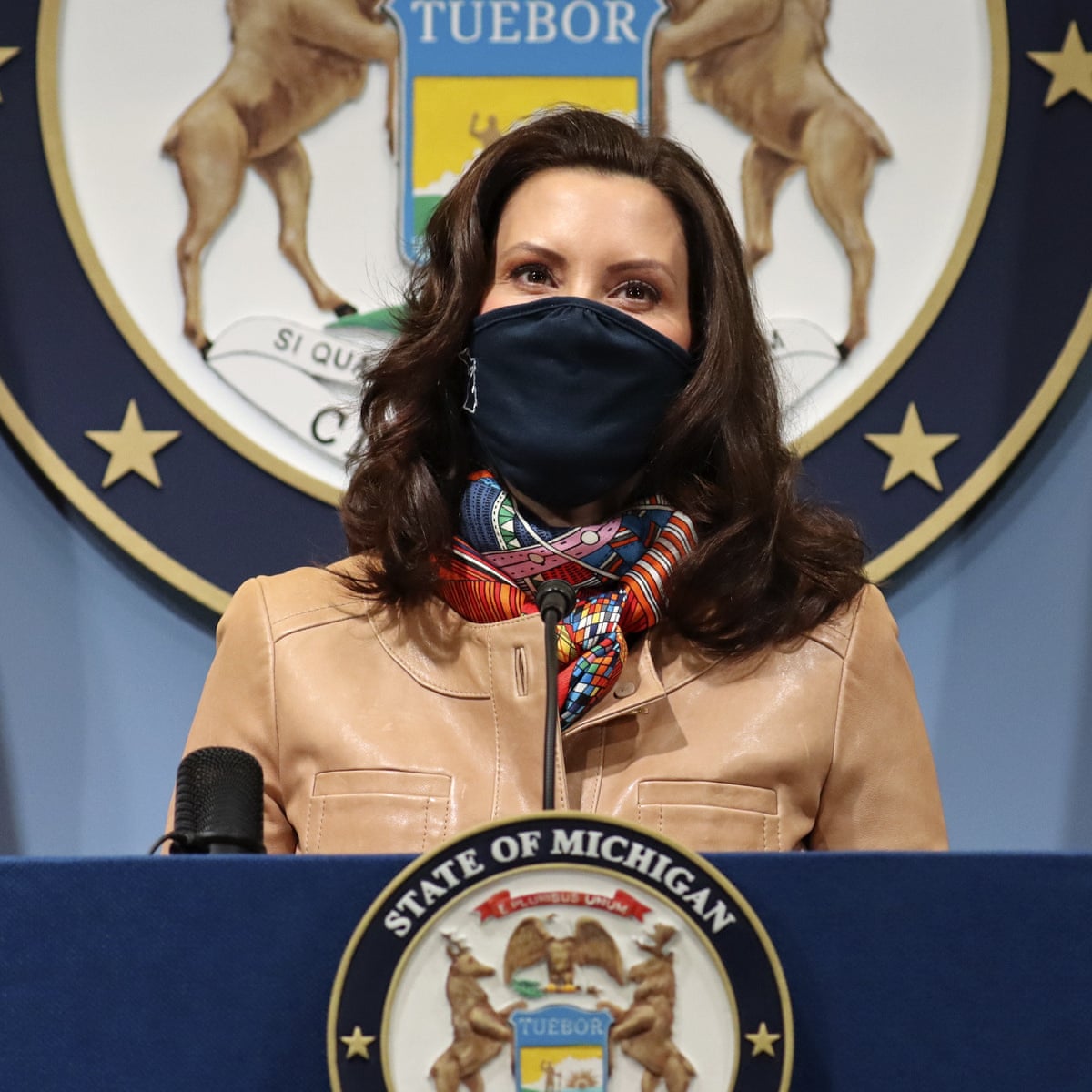 Whitmer Won T Go Punch For Punch With Republican Who Called Her A Witch Michigan The Guardian