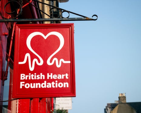 British Heart Foundation sign