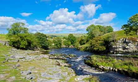 The Strid on the River Wharfe.