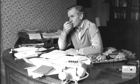 ‘A complex, driven, unhappy man’: John le Carré at his desk in 1979