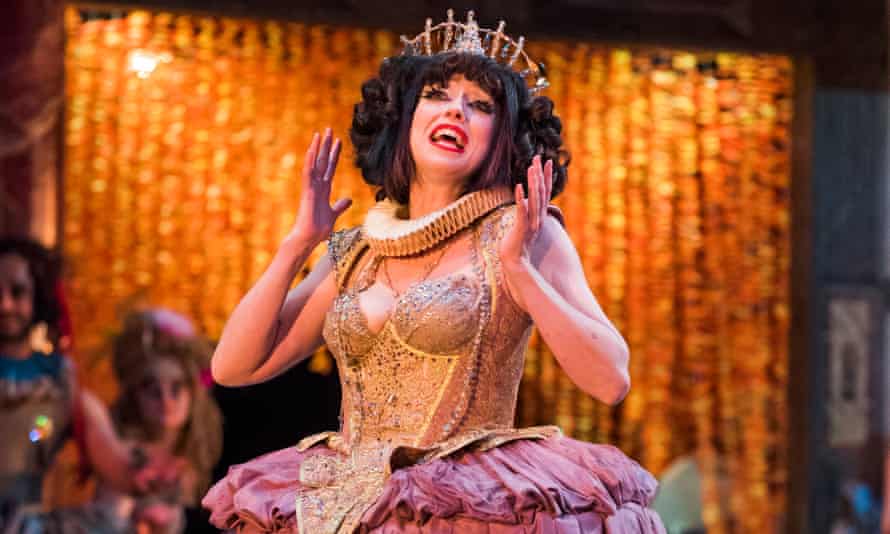 Meow Meow (Titania) in A Midsummer Night’s Dream at Shakespeare’s Globe, directed by Emma Rice.