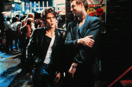 Heartthrob … Dillon with Mickey Rourke in 1983’s Rumble Fish.