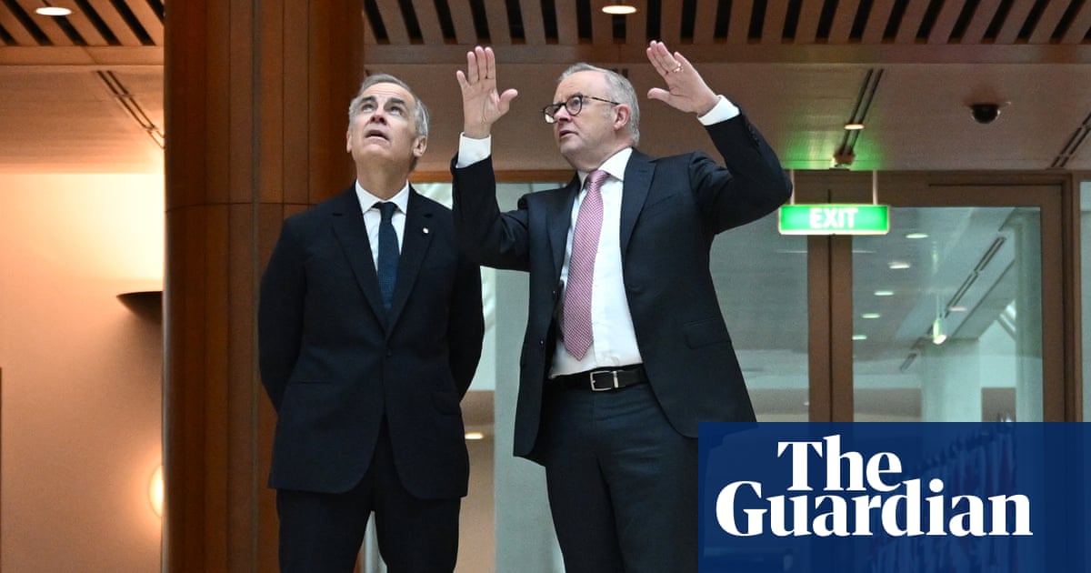 Canadian PM Mark Carney offers to team up with Australia as ‘strategic cousins’ to push back against dominant superpowers