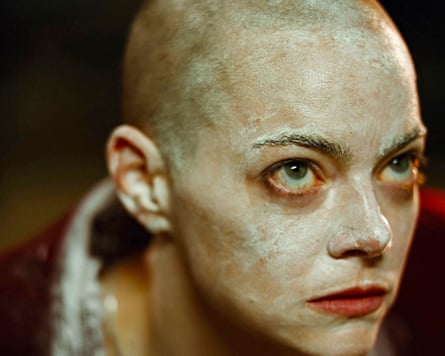 Emma Stone in Bugonia.