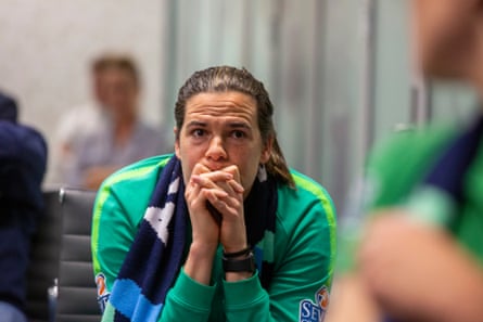 Williams cannot hide her nerves ahead of the 2023 World Cup hosting announcement.